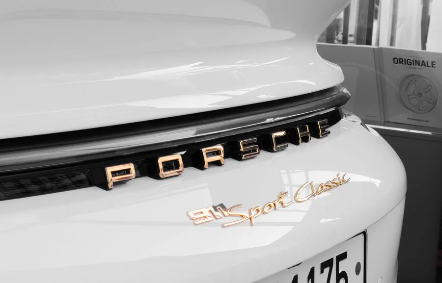 Porsche 911 Sport Classic rear badge